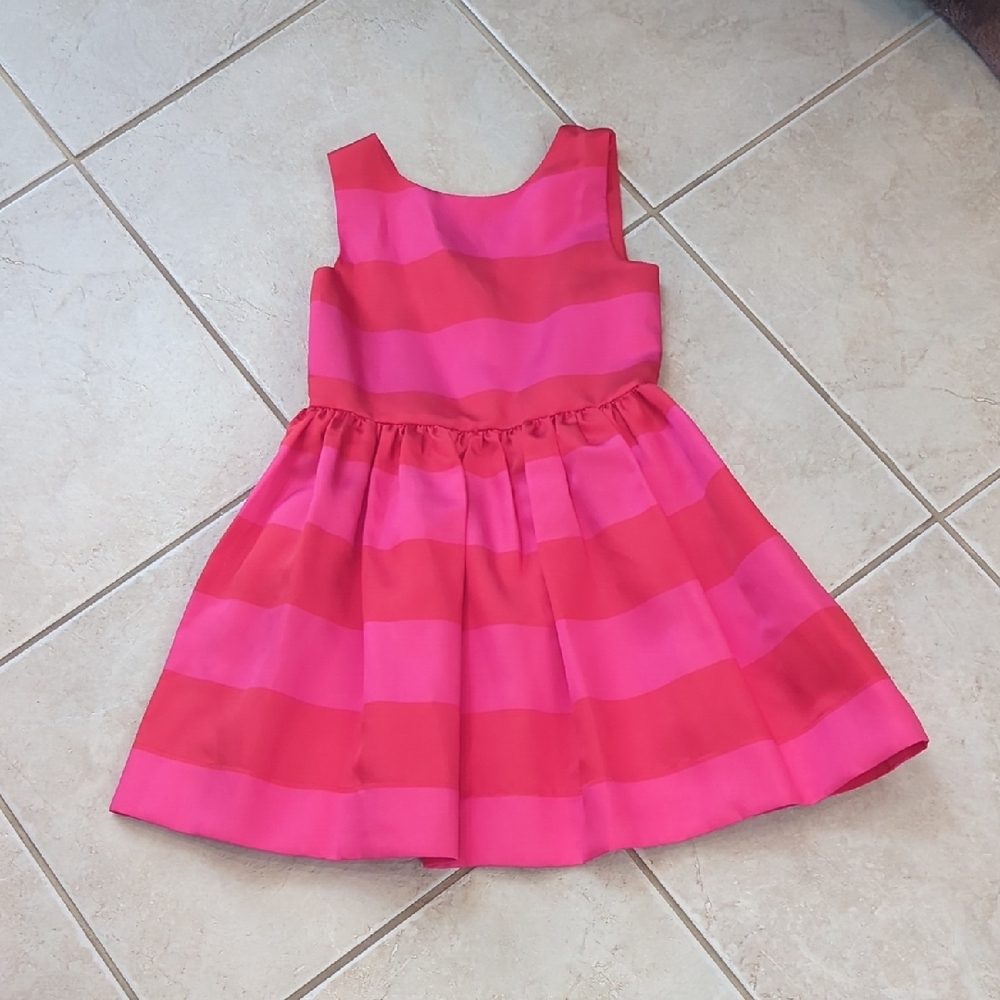 Kate Spade Carolyn lollipop Pink and Red Striped Kids Dress size 10